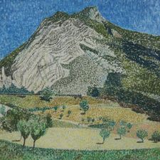 Louis Boermeester (1908-1992) |  'Berglandschap'