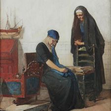 Christoffel Bisschop (1828-1904) | 'De ledige wieg'