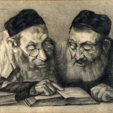 Anoniem | 'Twee lezende rabbis'