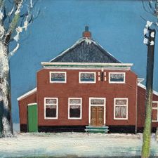 Dolf Henkes (1903-1989) | 'Boerderij in Groningen'