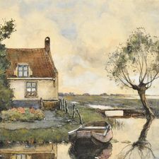 Gerard Altmann (1877-1940) | 'Huis in de polder'